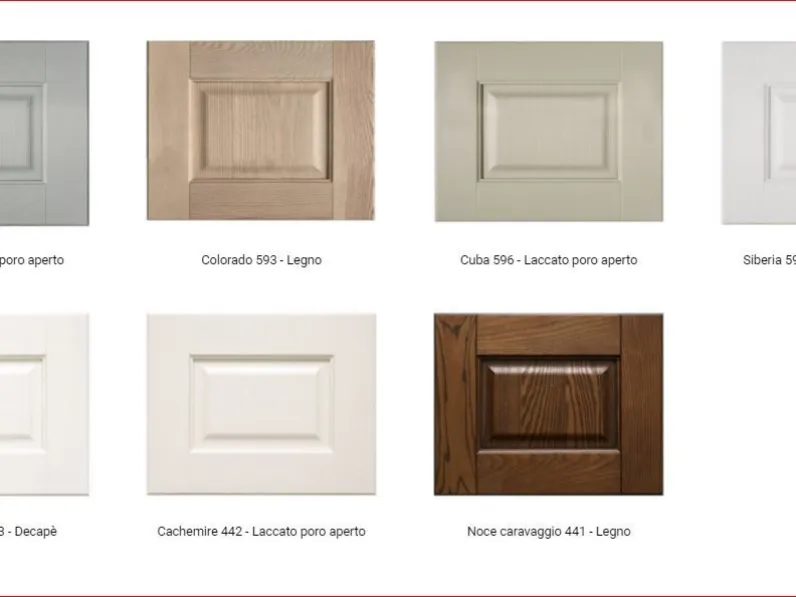 Cucina a prezzo ribassato ad angolo classica Asolo Collezione esclusiva