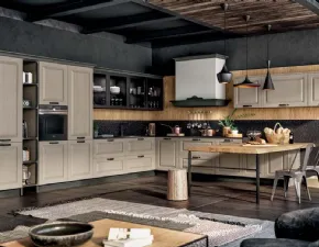 Cucina bianca classica ad angolo Asolo Mottes selection in Offerta Outlet