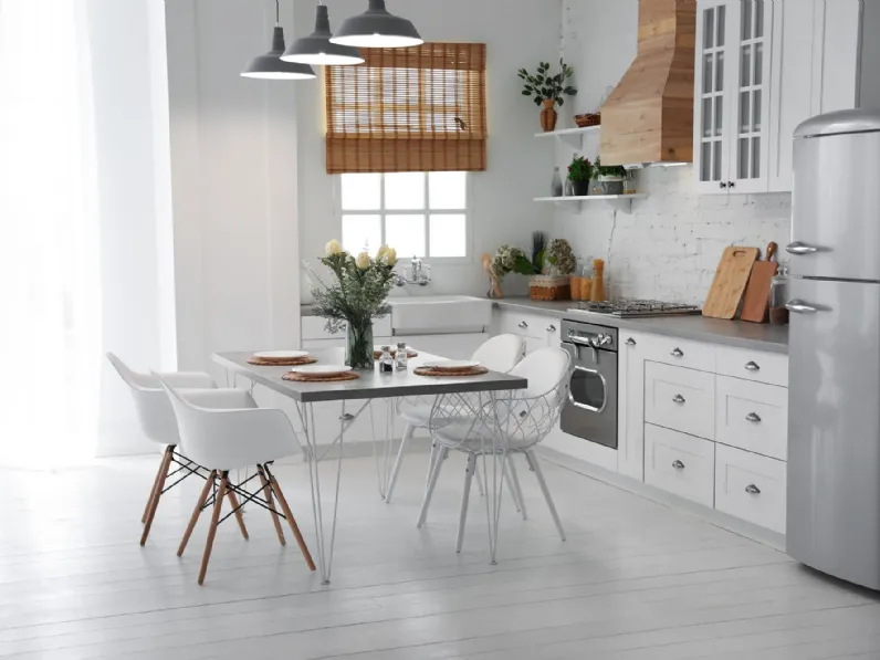 Cucina ad angolo Mobilike Denver Artigianale a prezzo scontato!