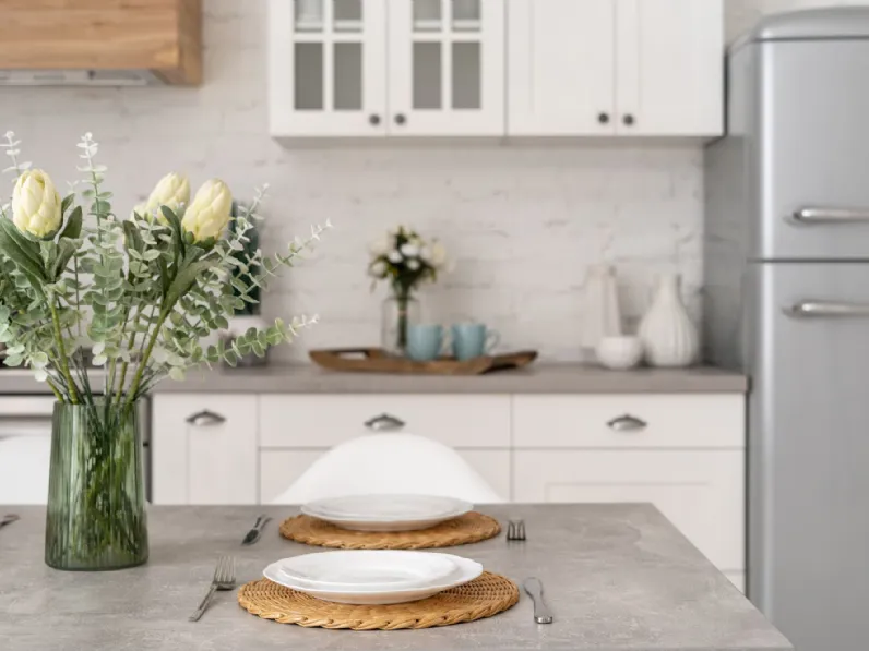 Cucina ad angolo Mobilike Denver Artigianale a prezzo scontato!
