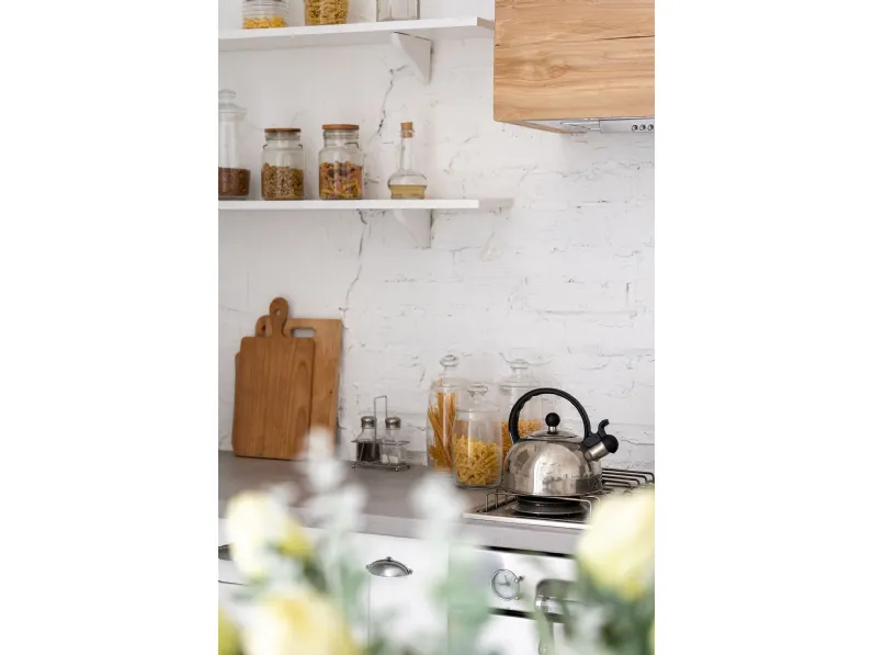 Cucina ad angolo Mobilike Denver Artigianale a prezzo scontato!