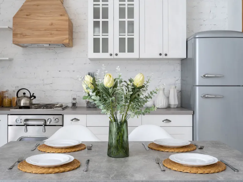 Cucina ad angolo Mobilike Denver Artigianale a prezzo scontato!