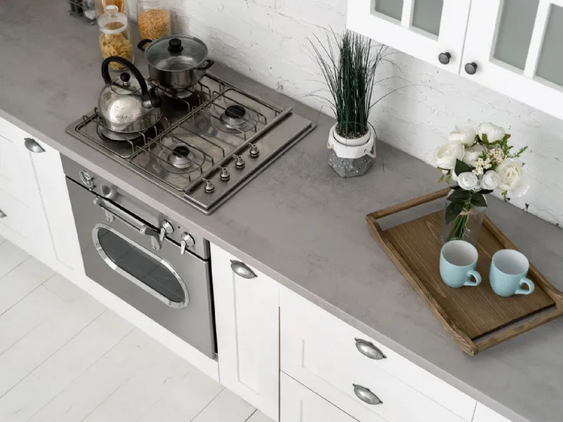 Cucina ad angolo Mobilike Denver Artigianale a prezzo scontato!