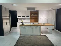 Cucina bianca classica ad isola Asolo Dibiesse a soli 11250