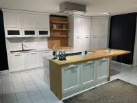 Cucina bianca classica ad isola Asolo Dibiesse a soli 11250