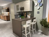 Cucina con penisola in legno a prezzo ribassato 51%