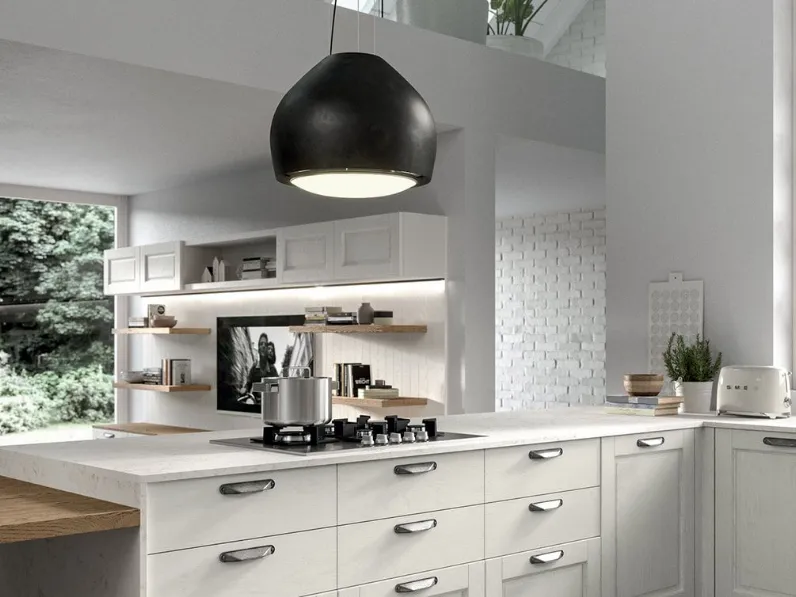 Cucina a PREZZI OUTLET in legno Arredo3 -35%