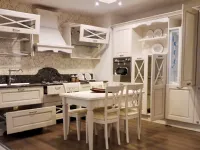 Cucina bianca classica lineare Agnese Lube cucine
