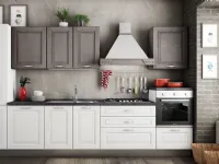 CUCINA lineare Kuadra cucine Italia 4 SCONTATA 32%