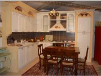 Cucina bianca country ad angolo Provenza Maior cucine