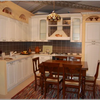 Cucina bianca country ad angolo Provenza Maior cucine