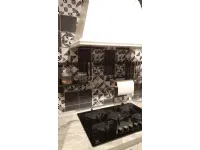 Cucina con isola in legno bianca Contempo a prezzo scontato