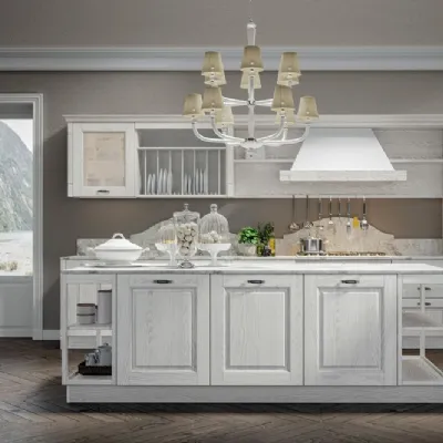 Cucina lineare country Contea Home cucine a prezzo scontato