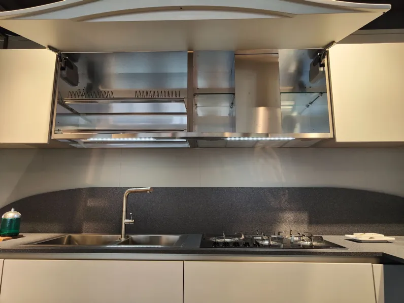 Cucina bianca design ad angolo Ola Snaidero a soli 10240