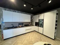 Cucina bianca design ad angolo Stosa Young a soli 8400