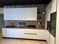 Cucina bianca design ad angolo Stosa Young a soli 8400