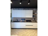 Cucina bianca design ad angolo Stosa Young a soli 8400
