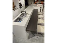 Cucina bianca design ad isola Contempora Aster cucine a soli 15750