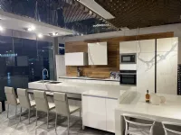 Cucina bianca design ad isola Contempora Aster cucine a soli 15750