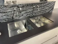 Cucina bianca design ad isola Contempora sicomoro Aster cucine