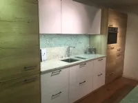 Cucina bianca design ad isola Nova Artigianale in Offerta Outlet