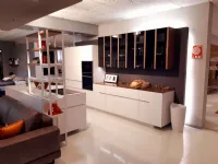 Cucina bianca design ad isola Soho logica reef Valdesign in Offerta Outlet