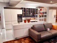 Cucina bianca design ad isola Soho logica reef Valdesign in Offerta Outlet