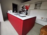 Cucina con isola design bianca Arrex Cavallo a soli 8800 Euro