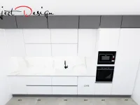 Cucina bianca design con isola Kali Arredo3 a soli 7300 Euro