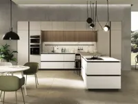 CUCINA con penisola Artigianale Cucina cemento SCONTATA 33%