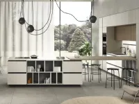 CUCINA con penisola Artigianale Cucina cemento SCONTATA 33%