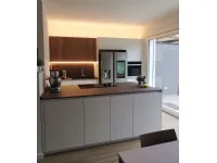 Cucina bianca design con penisola Ingrosso cucine moderne icm64 Primopiano cucine scontata