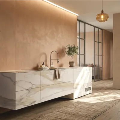 Cucina a prezzo scontato lineare design 36e8 xglass  Lago