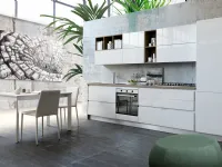 Cucina design lineare Malvina Artigianale a prezzo scontato