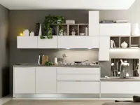 Cucina design lineare Erica Artigianale a prezzo ribassato