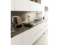 Cucina design lineare Erica Artigianale a prezzo ribassato