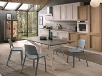 Cucina Essebi design lineare bianca in nobilitato Jazz
