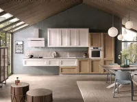 Cucina Essebi design lineare bianca in nobilitato Jazz