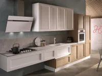 Cucina Essebi design lineare bianca in nobilitato Jazz