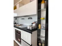 Cucina Immagina design bianca Lube cucine lineare scontata 45%