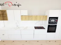 Cucina bianca design lineare Kali Arredo3 a soli 6100