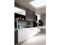 Cucina bianca design lineare Sanny Berloni cucine in Offerta Outlet