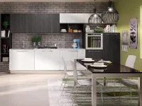 Cucina bianca design lineare Sanny Berloni cucine in Offerta Outlet