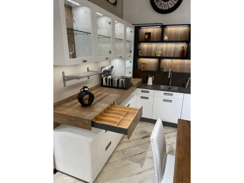 Cucina Lab40 ad angolo Marchi cucine con uno sconto imperdibile