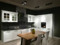 Cucina bianca moderna ad angolo Beverly Stosa cucine