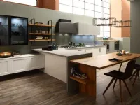 Cucina bianca moderna ad angolo Componibile Arrex a soli 9800