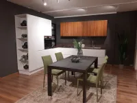 Cucina Traccia moderna bianca Febal ad angolo scontata 45%