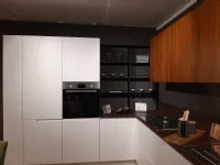 Cucina Traccia moderna bianca Febal ad angolo scontata 45%