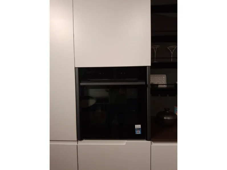Cucina Traccia moderna bianca Febal ad angolo scontata 55%