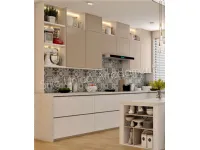 Progetta una cucina ad angolo in legno con sconto del 57%!